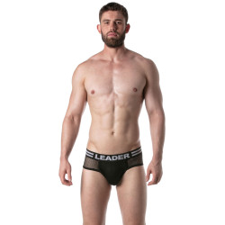 LEADER Slip en mesh LOADED Noir